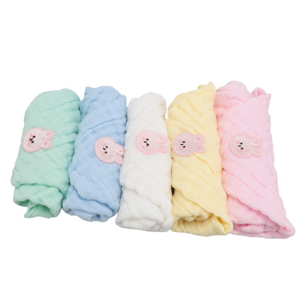 cotton kids towels kids face towels baby washcloths 5PCS Cotton Kids Face Towels Carousel 1