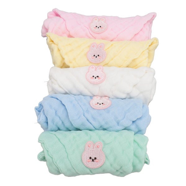 cotton kids towels kids face towels baby washcloths 5PCS Cotton Kids Face Towels Carousel 2