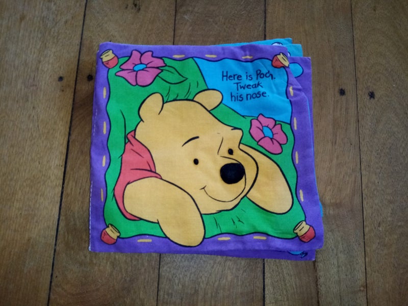 X2 cloth baby books, Pooh and Learn to Count NZ, great preloved condition Carousel 4