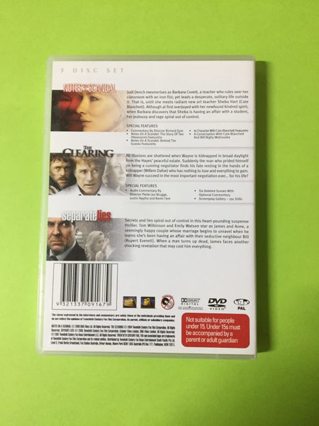 Notes On A Scandal / The Clearing / Separate Lies64621297219842111