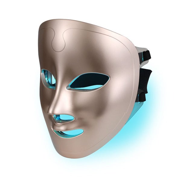 Led Face Mask 7-Color Light Therapy Facial Mask Blue & Red Light Skin Care Mask Carousel 2