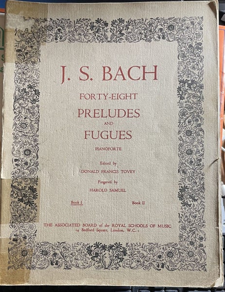 J S Bach Forty-eight Preludes and Fugues Pianoforte Book I and II Carousel 1