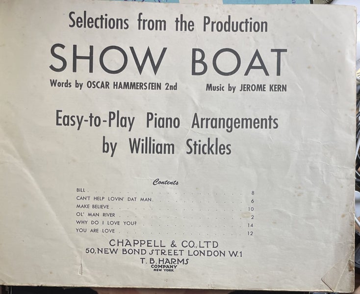 Selections from the Production Show Boat by William Stickles Carousel 2