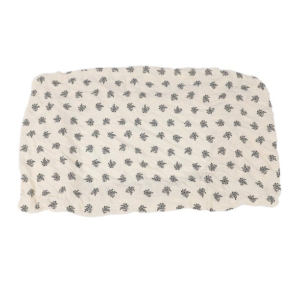 crib sheet Fitted Crib Sheet Full Cotton Crinkle Fabric Soft Breathable Carousel 8
