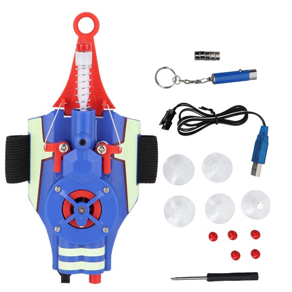 lighting web launcher Web Launcher String Toy Glowing Web Rope Launcher Luminous Carousel 8