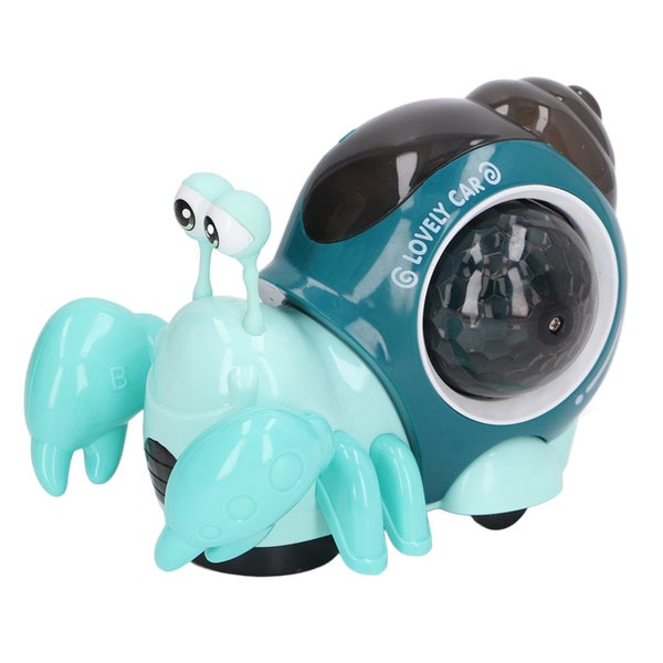 crawling snail baby toy tummy time snail toy toddler electric snail toy moving Carousel 8