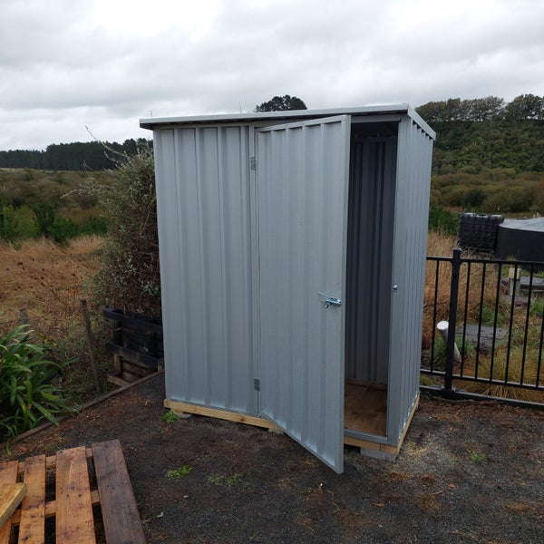 NZ MADE - 1900 by 1290 - Garden Shed FULLY INSTALLED. Small section sized Carousel 1