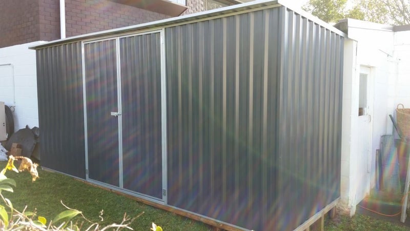 Colour - 4660 by 1590 Garden Shed FULLY INSTALLED on a custom floor!* Carousel 2