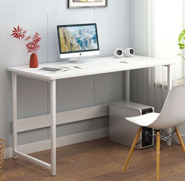Office Computer Desk Computer Table White Carousel 1