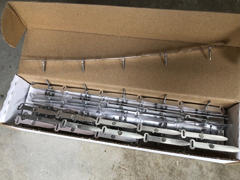 Cable pin clips - 190 pcs 5 mm Carousel 2