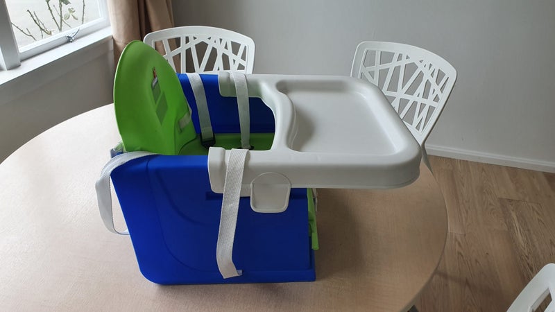 K & D Design Booster Seat/High Chair - Adjustable with straps and removable tray Carousel 2