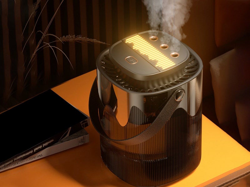 3L USB Air Humidifier Portable Mist Humidifier with Night Light Carousel 1