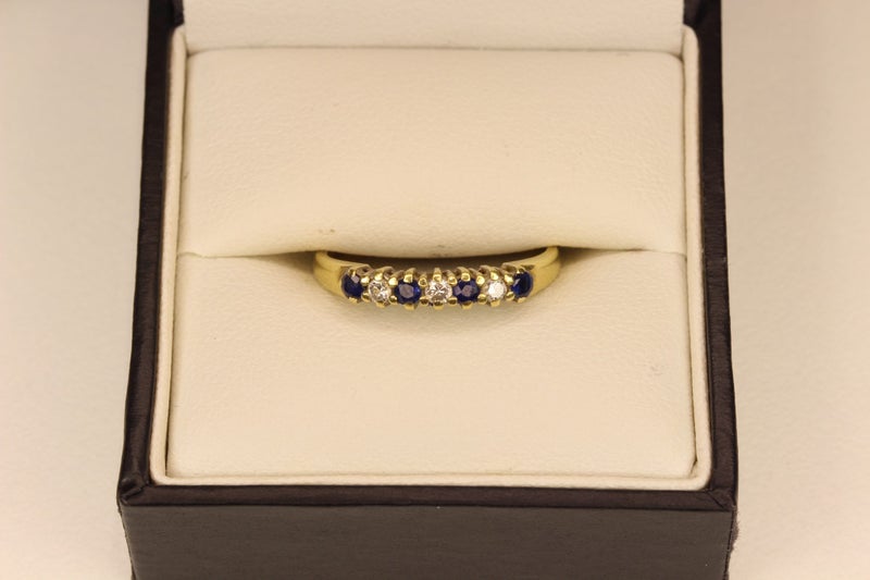18ct Topaz & Diamond ring Carousel 1