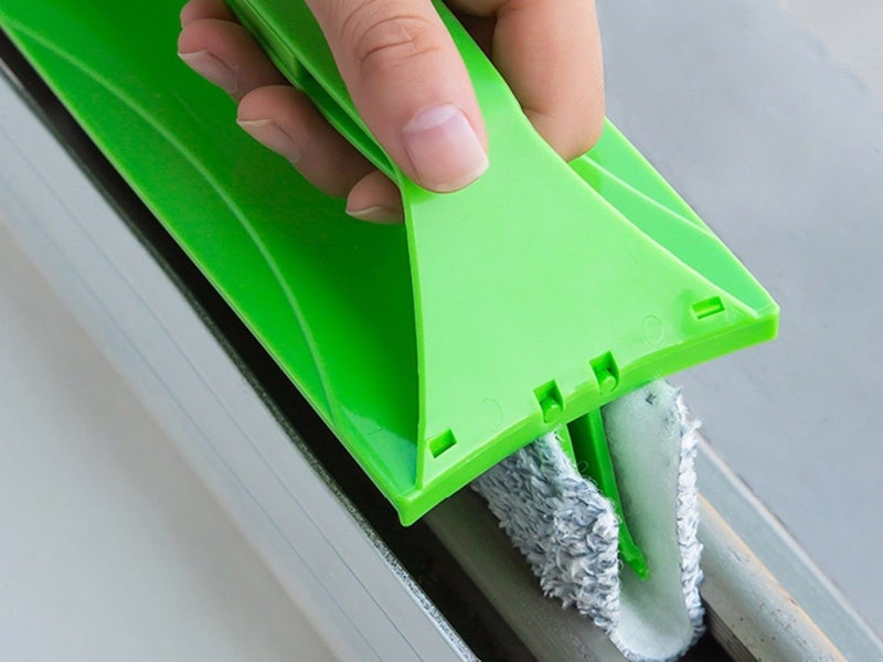 2Pcs Window Groove Cleaning Brush Handheld Door Window Track Cleaner Green Carousel 3