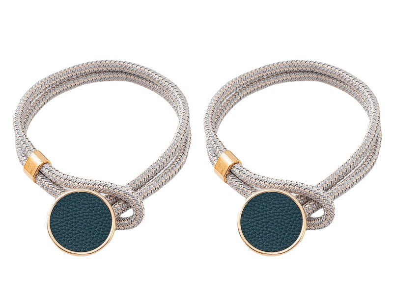 2 Pairs Curtain Tiebacks Curtain Rope Tie Backs Holdbacks Orange Dark Green Carousel 2