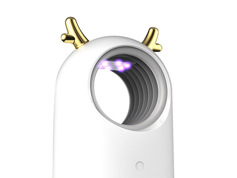 USB Electric Mosquito Killer Lamp Mosquito Zapper Trap White Carousel 3