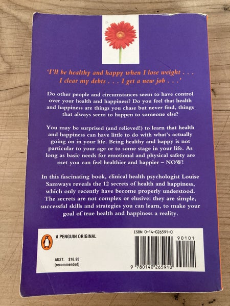 The 12 Secrets Of Health And Happiness By Louise Samways - Medium Paperback Carousel 7