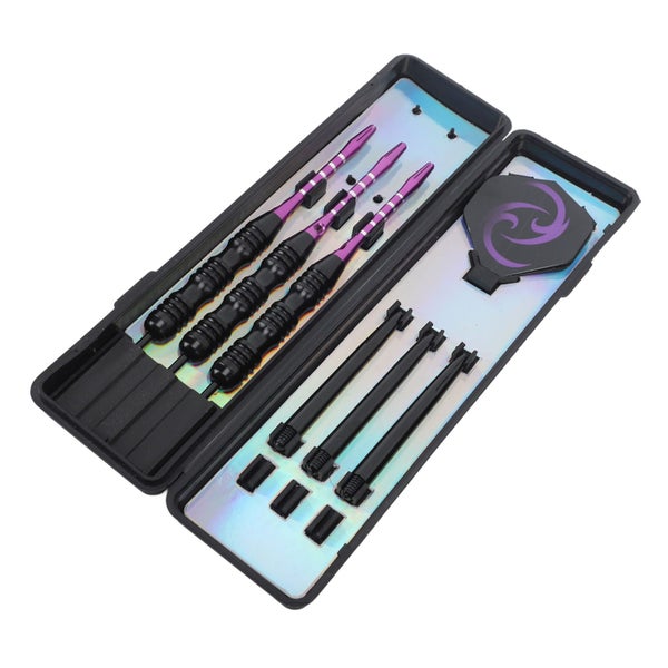 tip dart set portable dart set Dart Set Professional Iron Aluminum Knurled Carousel 2