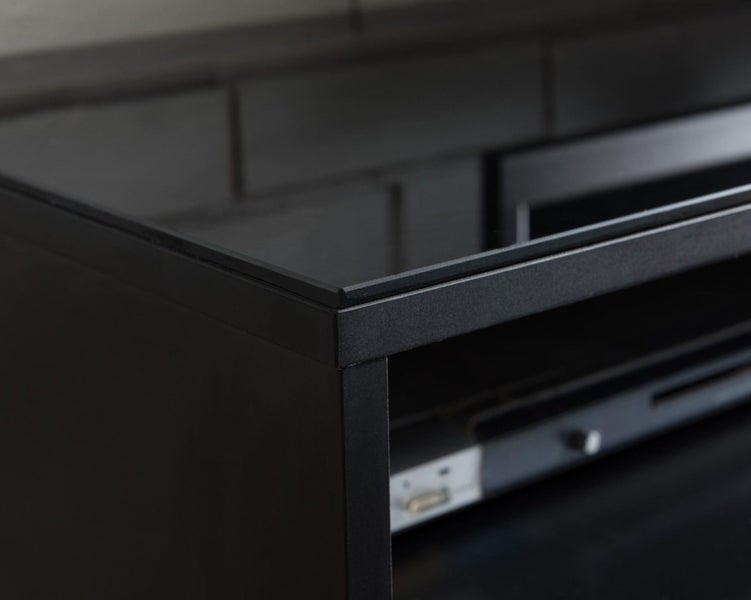 Tauris Suave1800 Lowline Cabinet - Black (1800W X 400D X 365H) Carousel 7