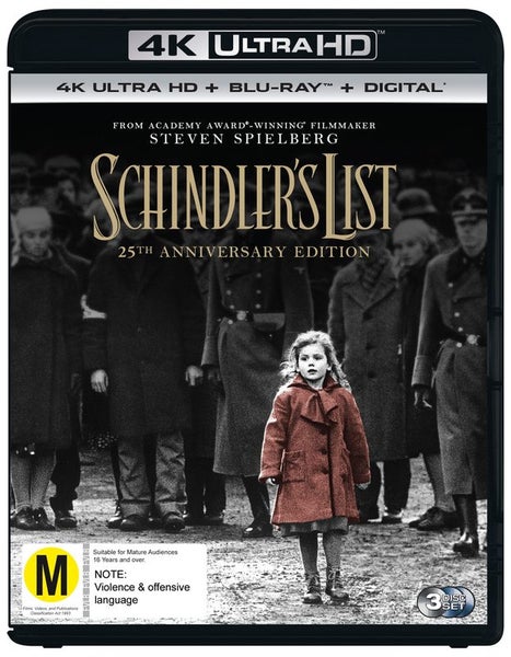 SCHINDLER'S LIST [25TH ANNIVERSARY EDITION] (4K ULTRA HD + BLU-RAY) Carousel 1