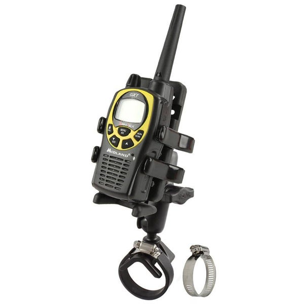 RAM Finger Grip - Universal Phone / Radio Cradle with Strap Hose Clamp Base Carousel 1