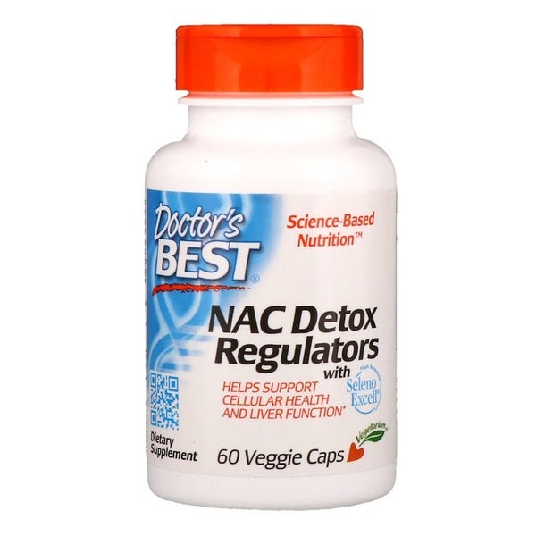 Doctor's Best NAC Detox Regulators 60 Capsules - N-Acetyl Cysteine Carousel 1