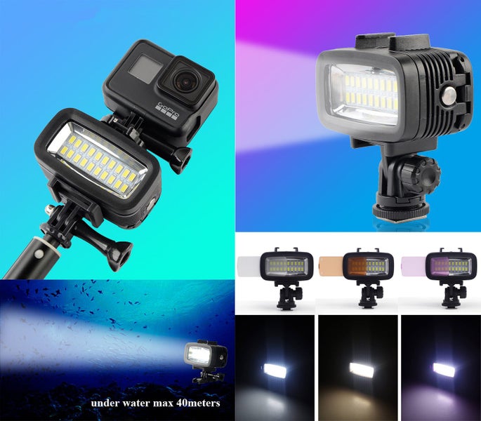 Waterproof Diving LED Lighting for Sport Camera Carousel 1