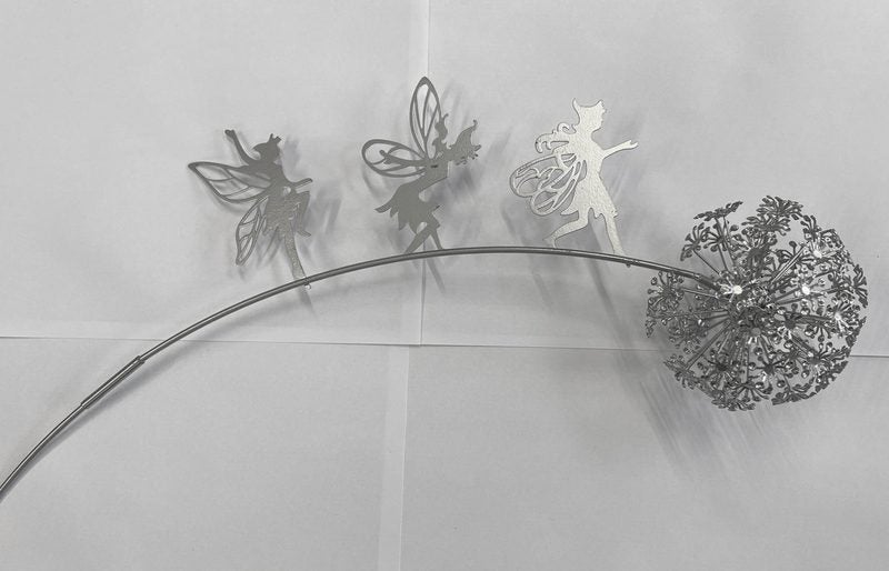 Garden Stakes Fairy Dandelion Sculpture Statue 2037317 Carousel 3