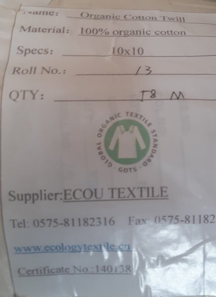 Organic Cotton Twill Fabric Carousel 2