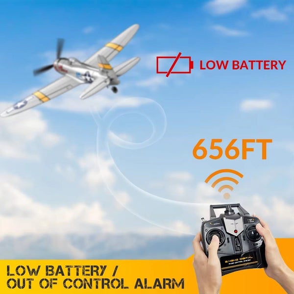 RC Plane - Ready To Fly - P47 Thunderbolt 400mm With 4Ch Remote and Gyro Carousel 3