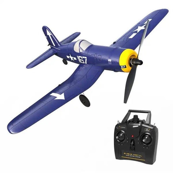 RC Plane - Ready To Fly - USA Marine F4U Corsair 400mm With 4Ch Remote and Gyro Carousel 1