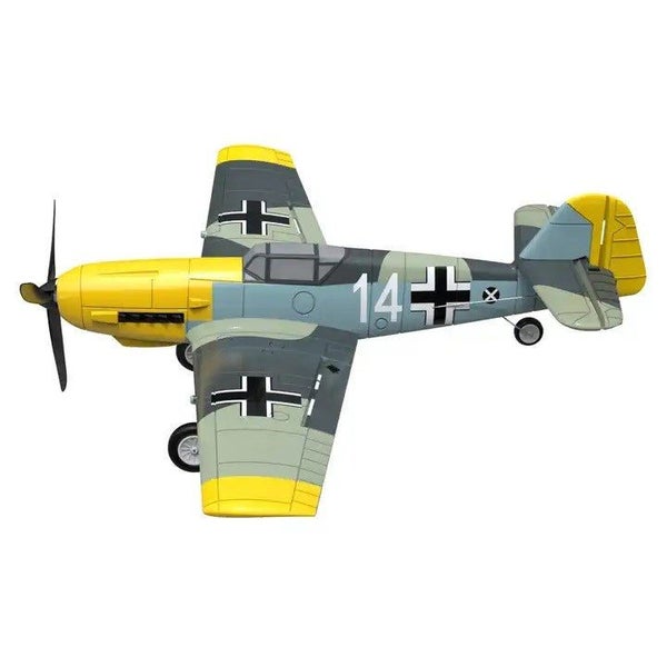RC Plane - Ready To Fly - WWII Messerschmitt BF109 400mm With 4Ch Remote and ... Carousel 1
