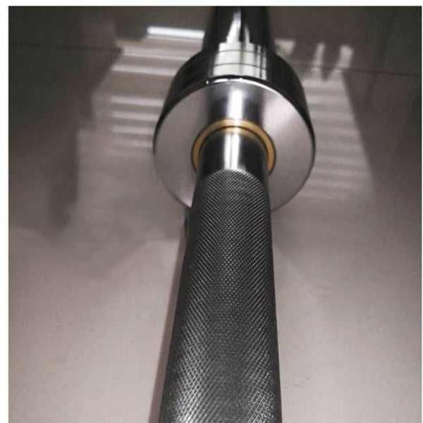 Barbell---Olympic Barbell 2.2m Long 7FT Silver Training Bar 20kg 1500LBS Carousel 2