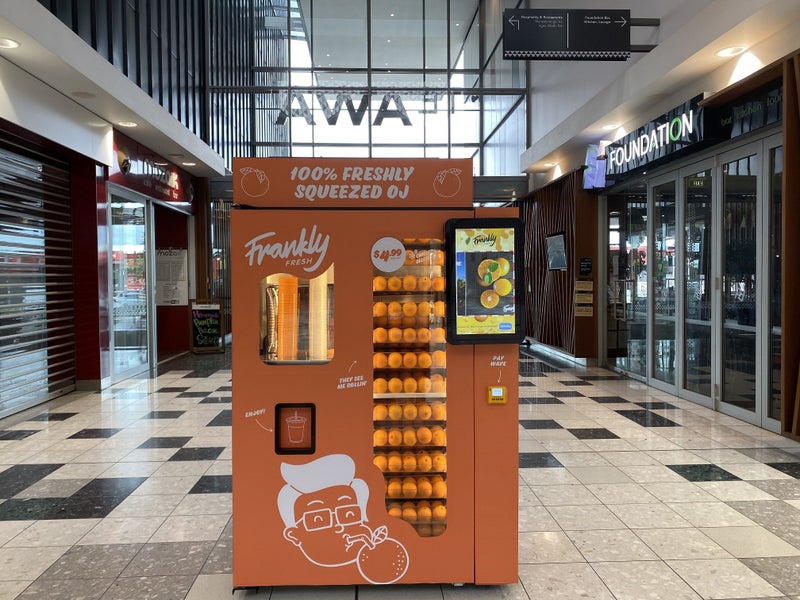 Frankly Fresh Orange Juice Vending Machine Carousel 6