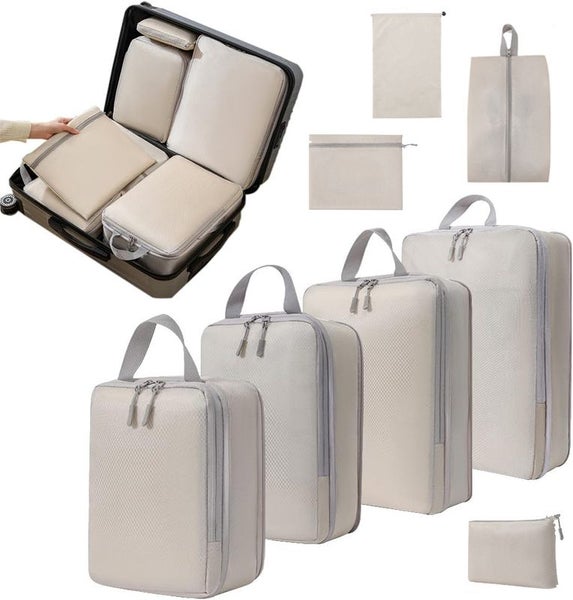 Compression Travel Packing Cubes Luggage Bags E0517BG8 Carousel 2