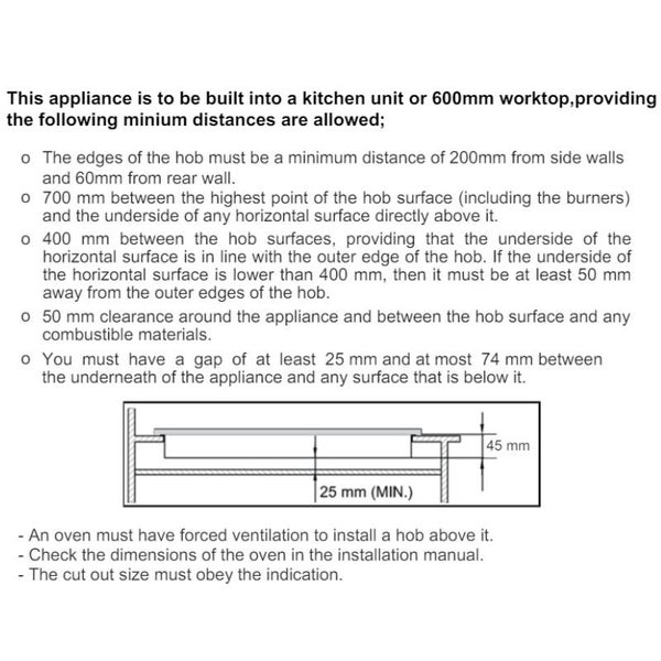 Midea 30cm 2 Burner Gas Hob Stainless Steel 30SB005 Carousel 3