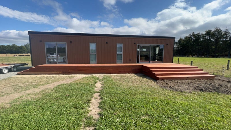 15 x 4 Portable building / Sleepout with Kitchen and Bathroom Carousel 1