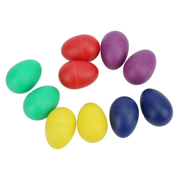 musical egg egg shakers colorful musical eggs plastic egg shakers 10Pcs Mini Carousel 8