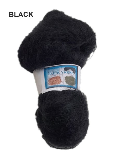 Silk Mohair 2ply Natural or Black 400 meters Carousel 2