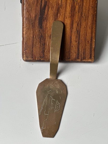 Vintage Brass Cake / Cheese Slice Carousel 2