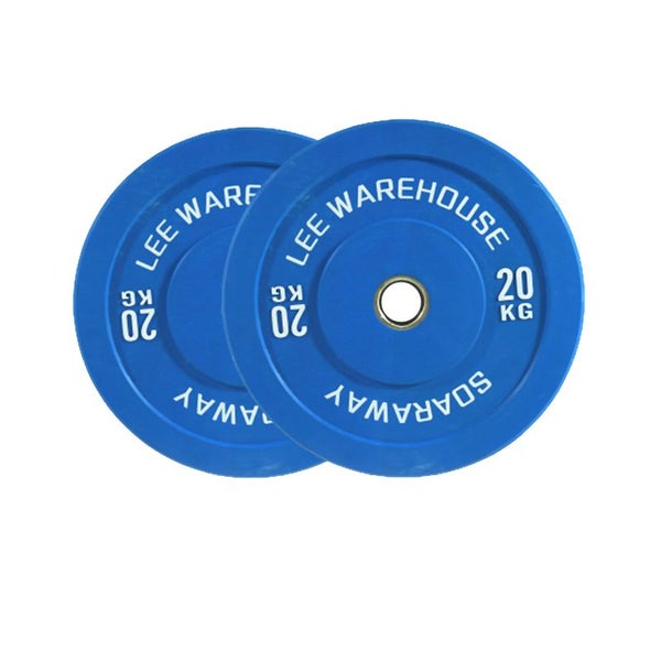 Colorful Bumper Plates 2 x 20kg NEW Carousel 1