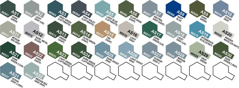 Tamiya Spray For Aircraft AS Series 100ml Carousel 1
