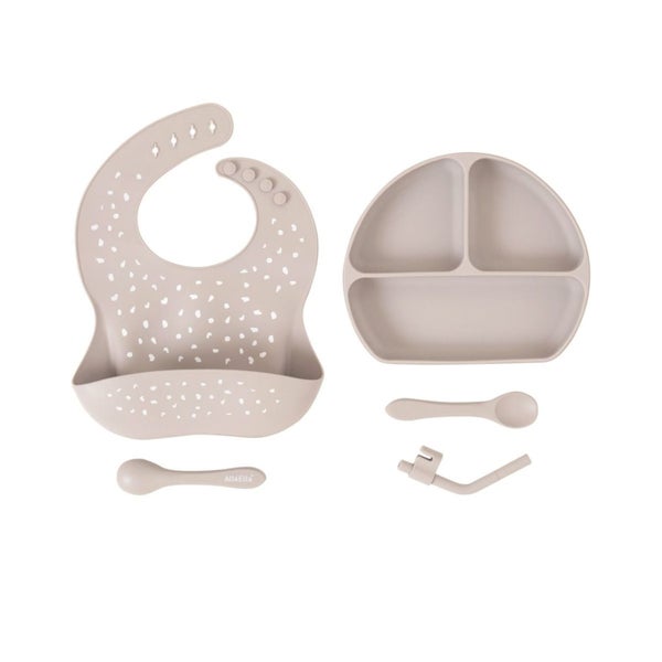 All 4 Ella Silicon Plate & Bib Set Carousel 2