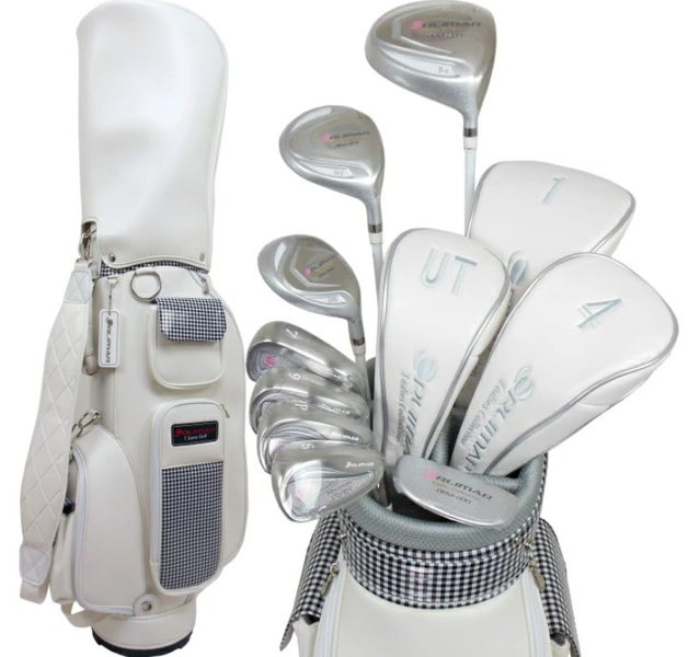 !!SALE!! *BRAND NEW* ORLIMAR Ladies golf club 8 set with caddy bag White Carousel 1