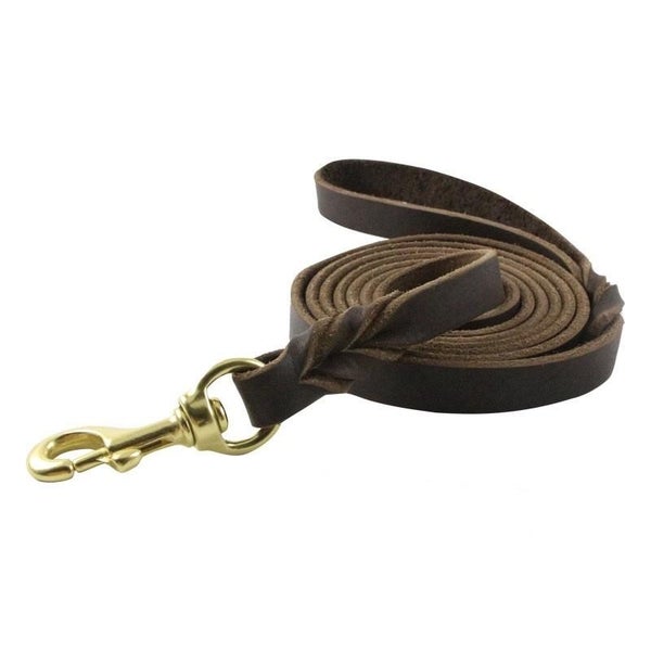 Genuine Leather Dog Lead 2.1 Metre 18 | TOUCHANDCATCH NZ Carousel 1