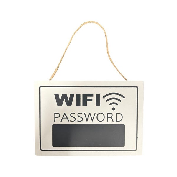 Wood Wall hanging - WiFi Password Carousel 1