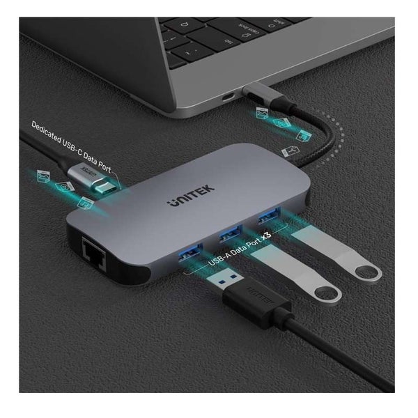 UNITEK USB Type-C Docking Station - uHUB N9+ 9-in-1 USB 3.1 Multi-Port Hub, S... Carousel 5