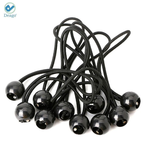 10 Pack 6" Ball Bungee Bungie Cord Heavy Duty Canopy Tarp Tie Down Cord Carousel 2