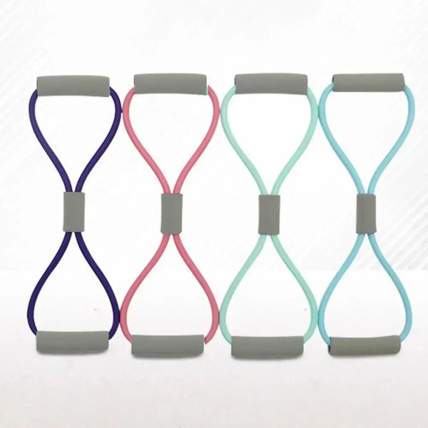 Stretch Band Rope Latex Rubber Arm Resistance Fitness Exercise Pilates Yoga Gym Carousel 2