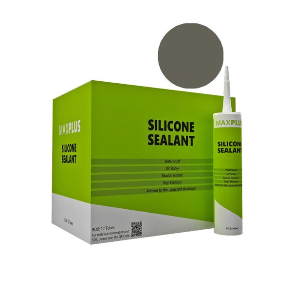 BOX MAXPLUS FAST CURE SILICONE ACETIC A112 SLATE GREY 300ML (12pcs) Carousel 1